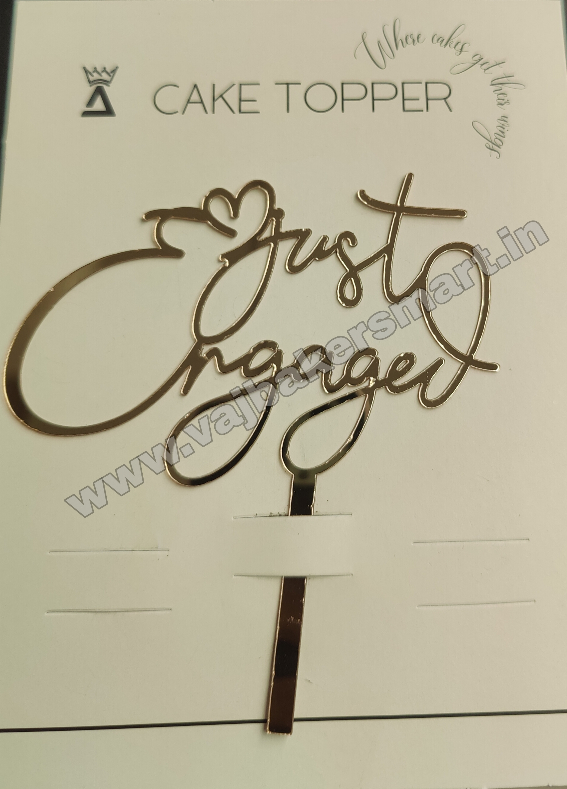 E6 Acrylic Engagement Toppers