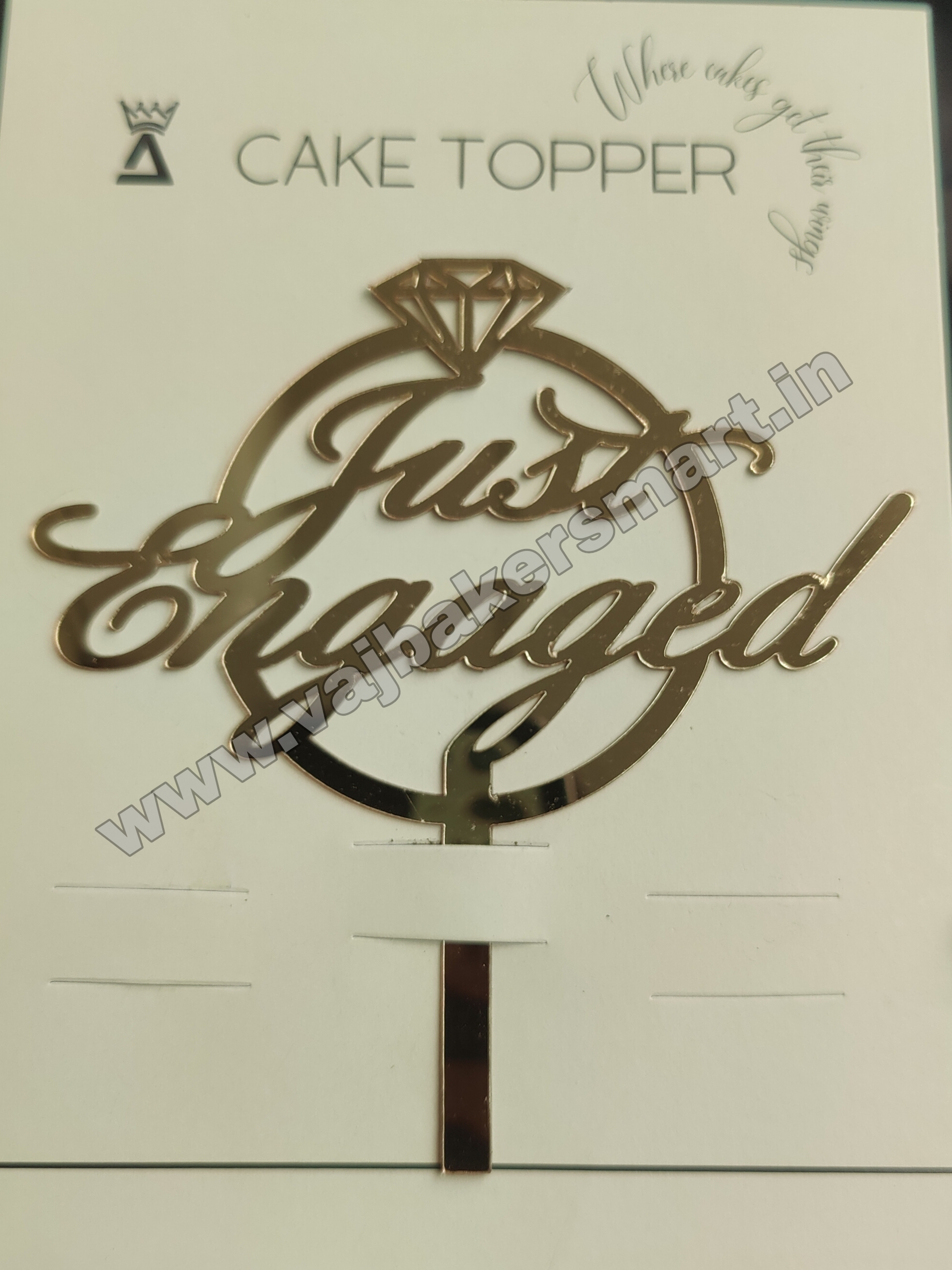 E9 Acrylic Engagement Toppers