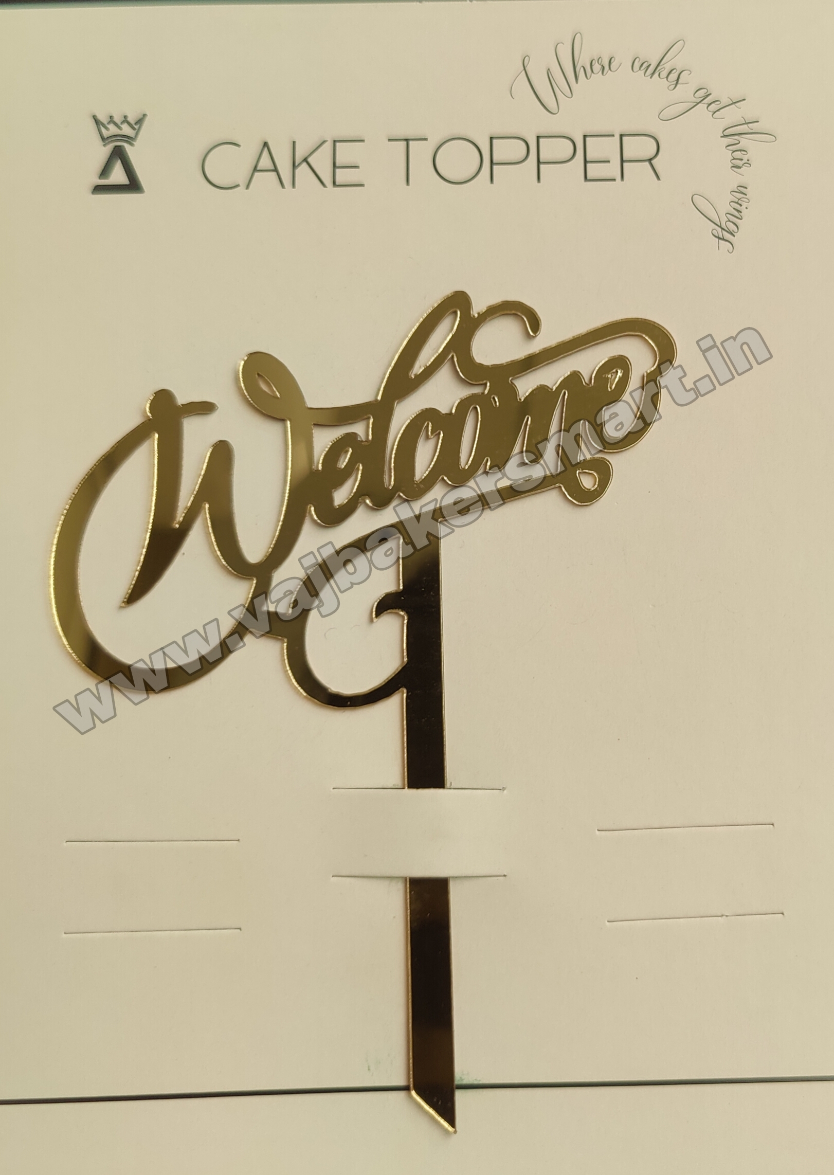 AT4 Welcome Acrylic Topper