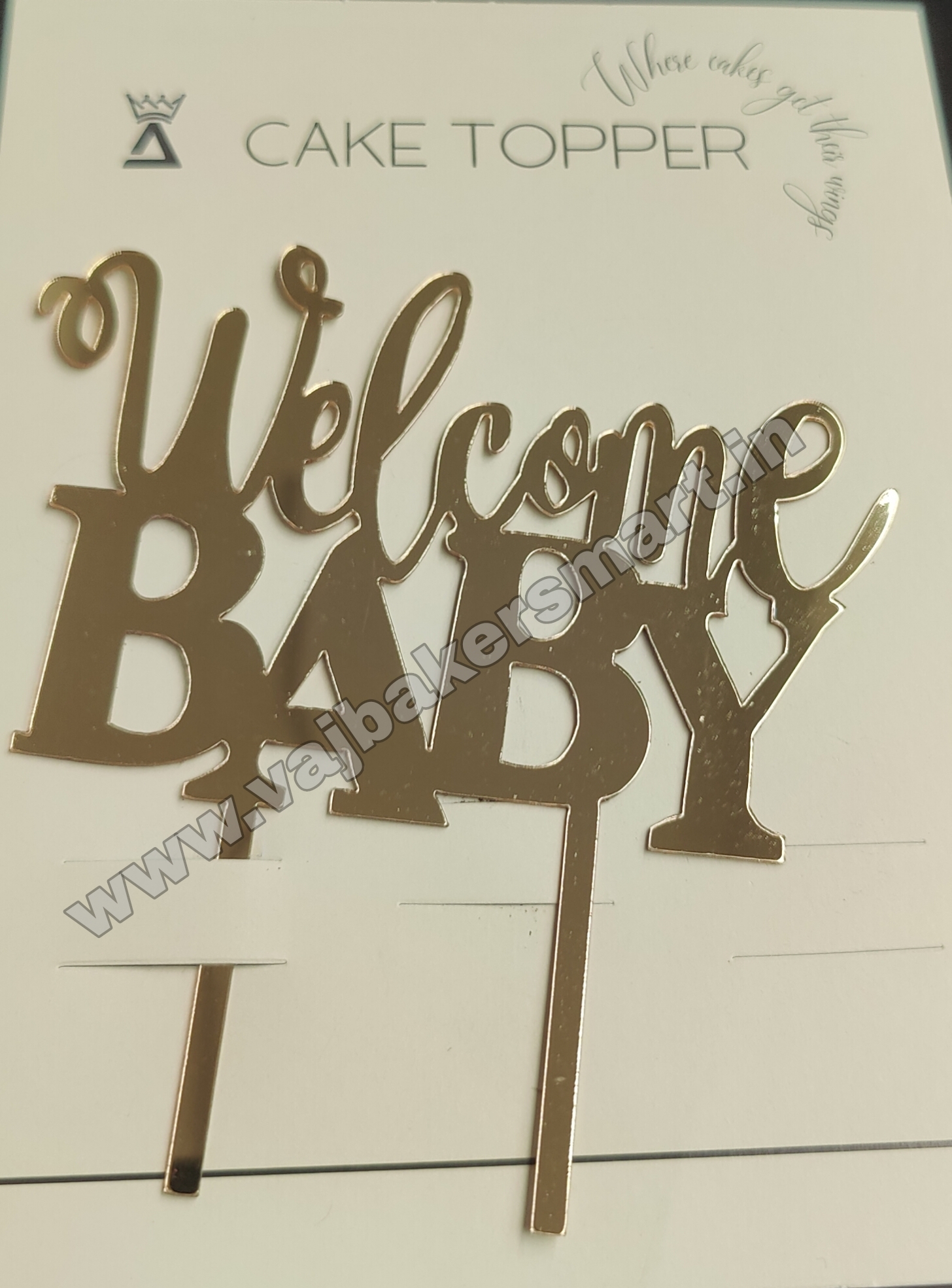 BS3 Welcome Baby Topper