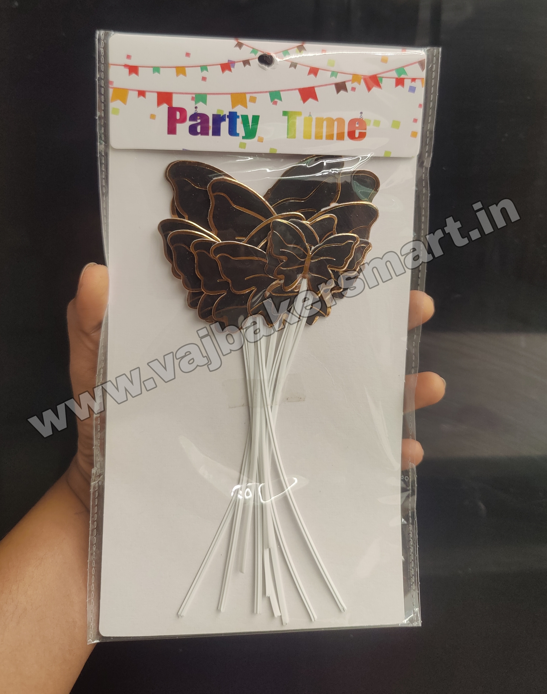 Butterfly Cake Topper with Strings M12