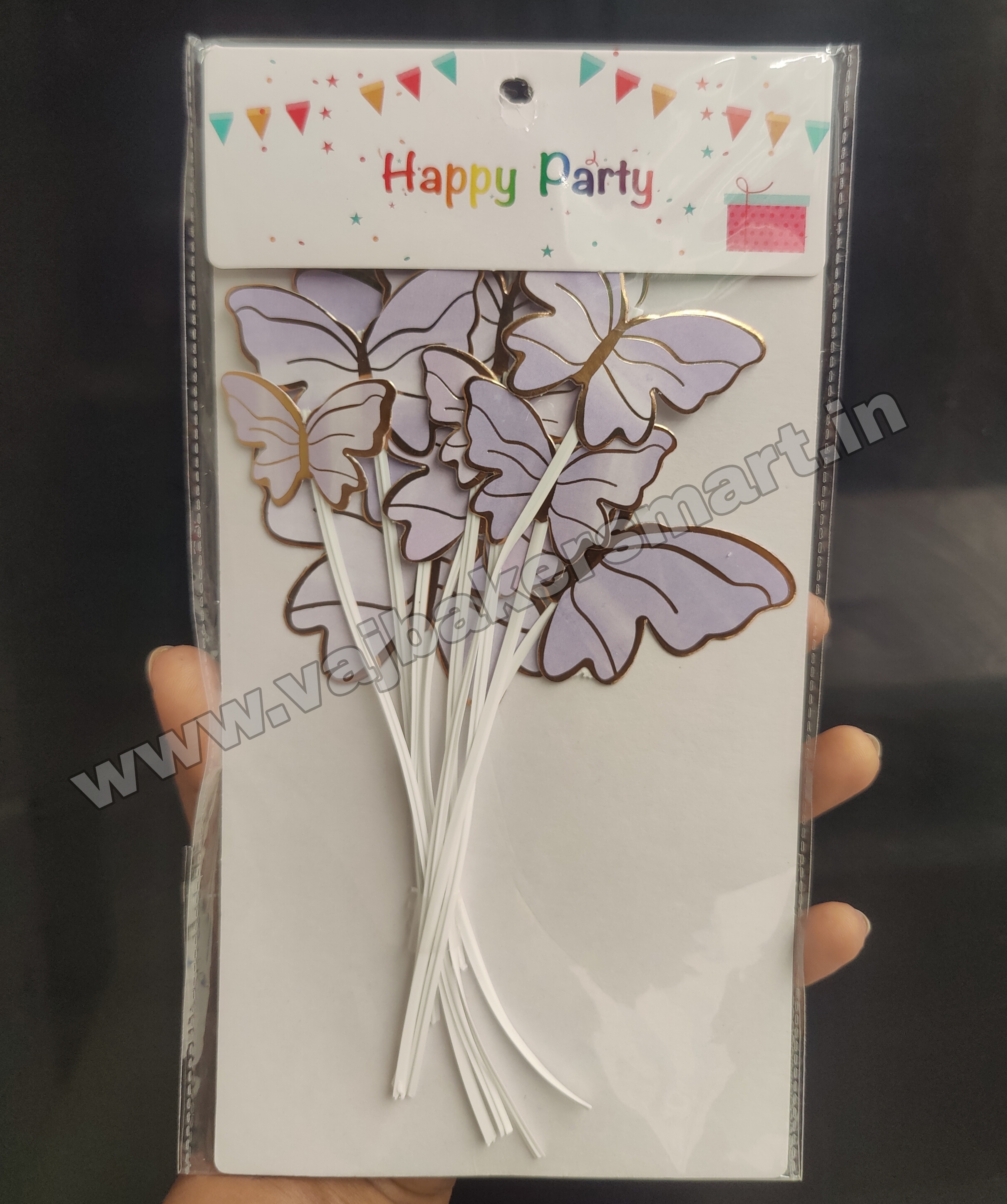 Butterfly Cake Topper with Strings M14