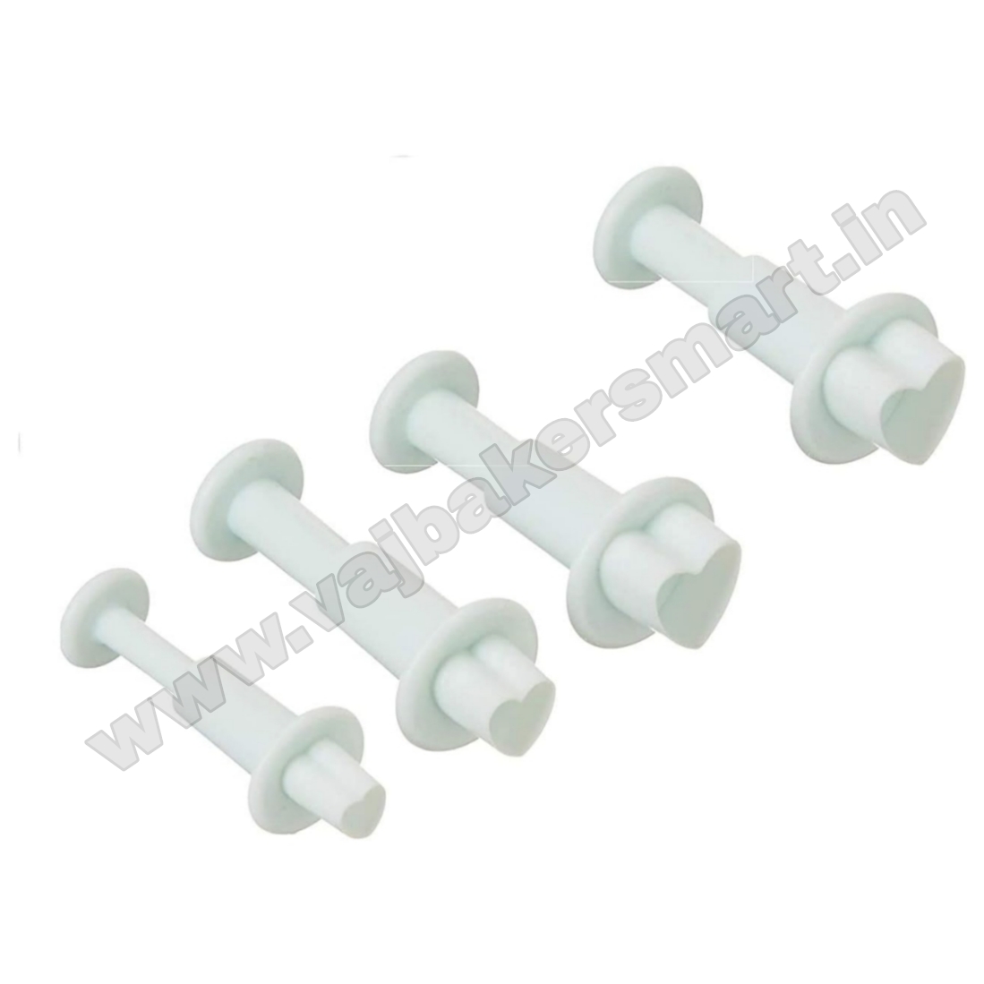 Heart Plunger Cutter (Pack of 4)