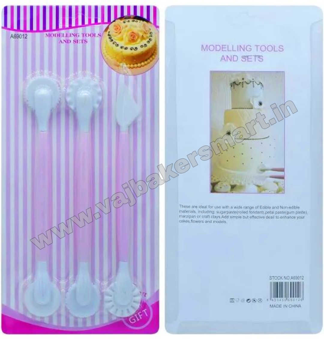 3 Pcs Modelling Fondant Sculpting Kit