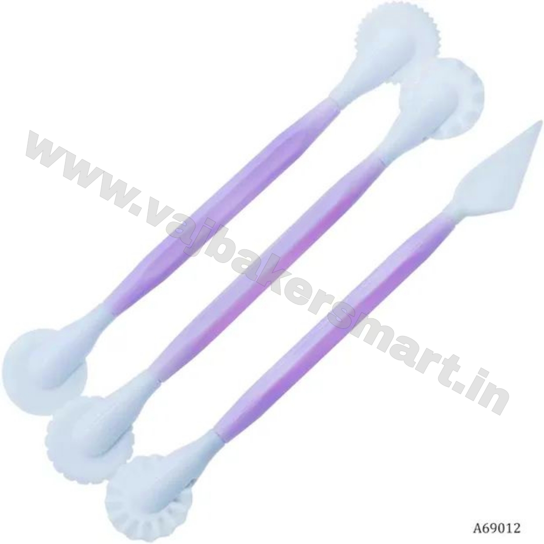 3 Pcs Modelling Fondant Sculpting Kit