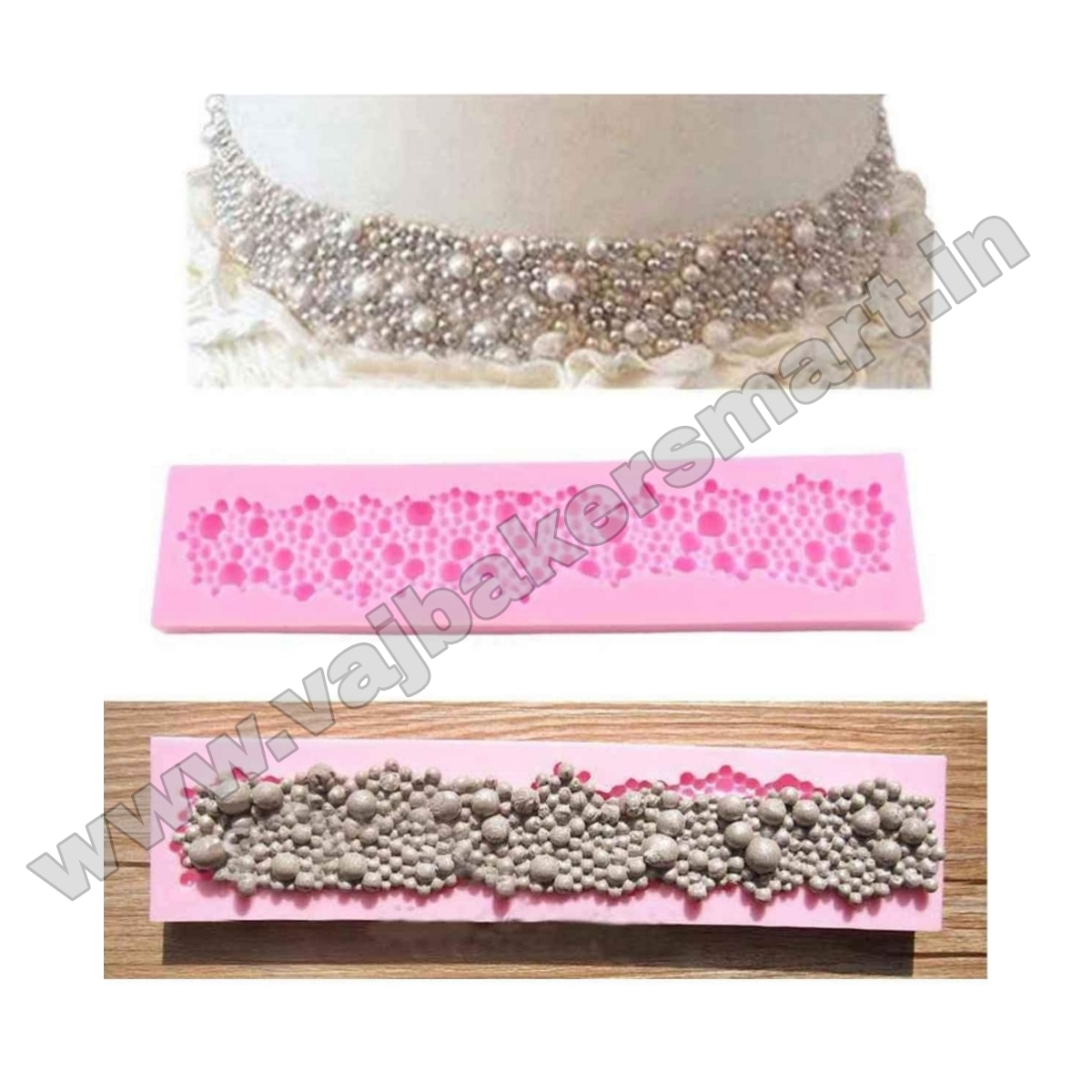 Pearls Beads Shape Fondant Silicon Mould