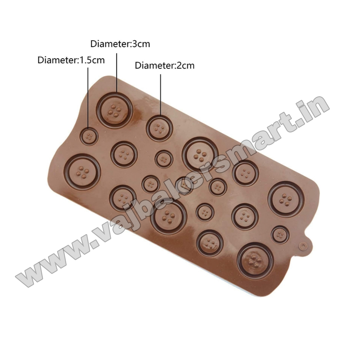 SM9 Button Chocolate Mould