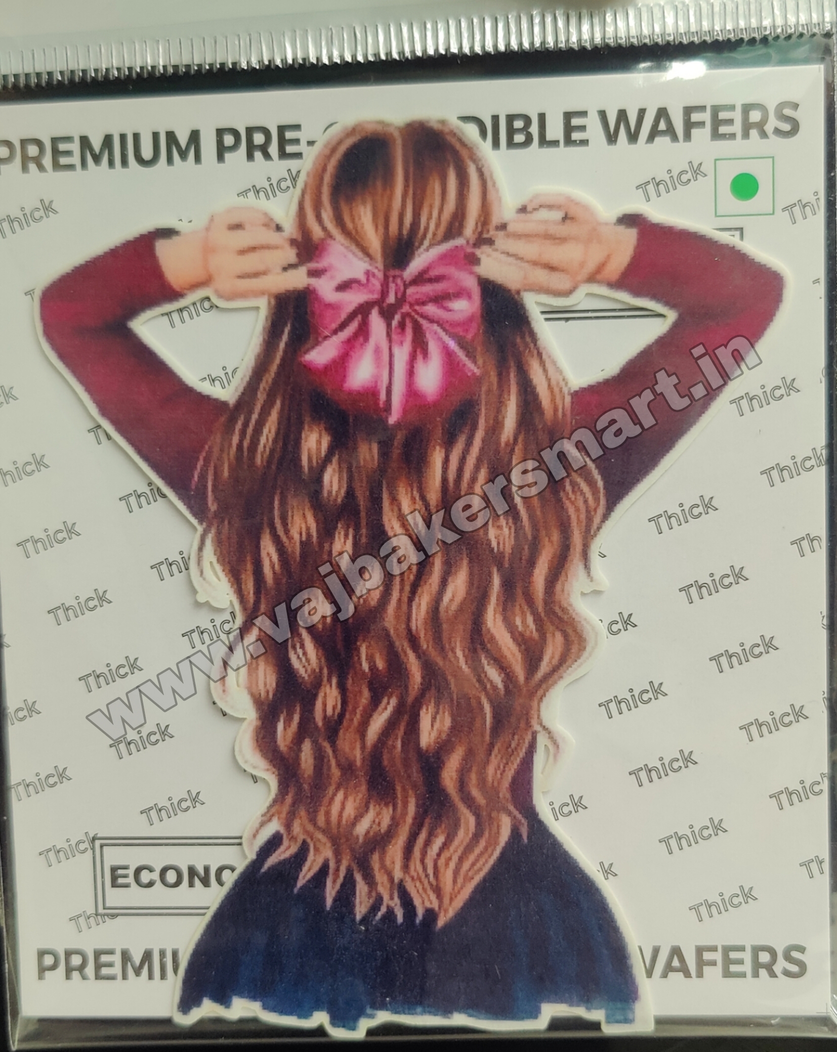 EWC4 Premium Precut Girl Edible Wafers