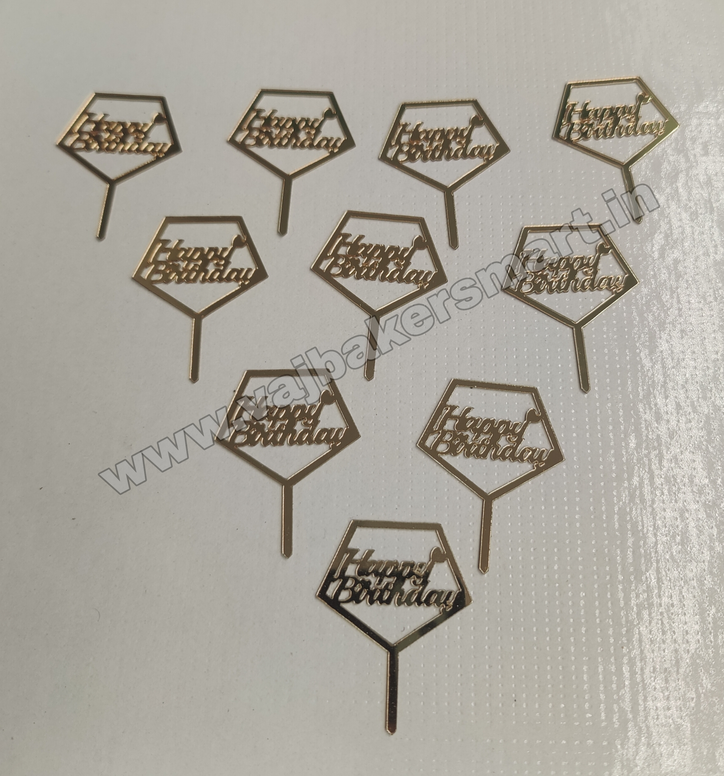 HB2 Acrylic 2" Mini Topper (Pack of 10)