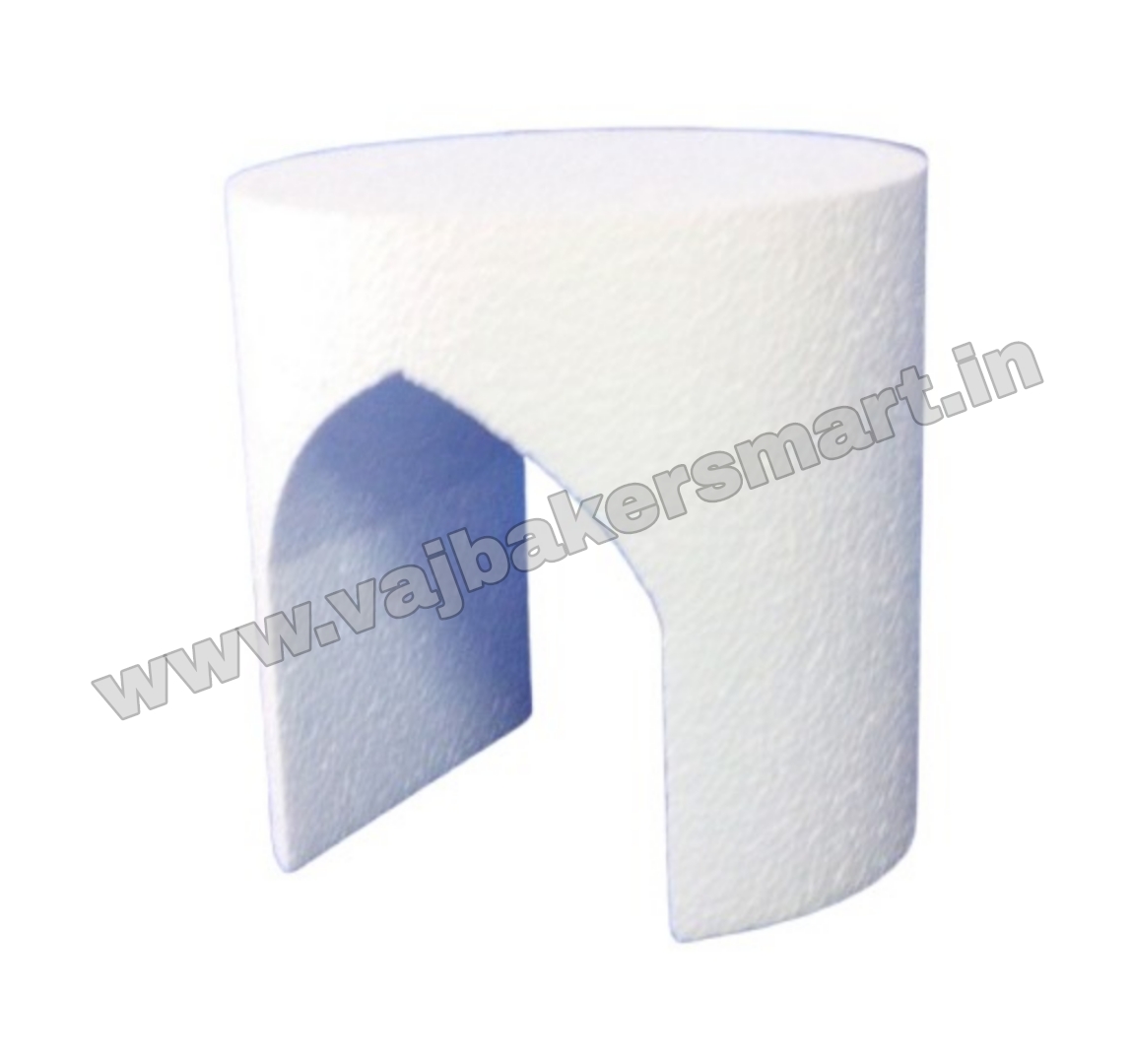 Pointed Dome Cut Out Cake Dummy For Train Cake