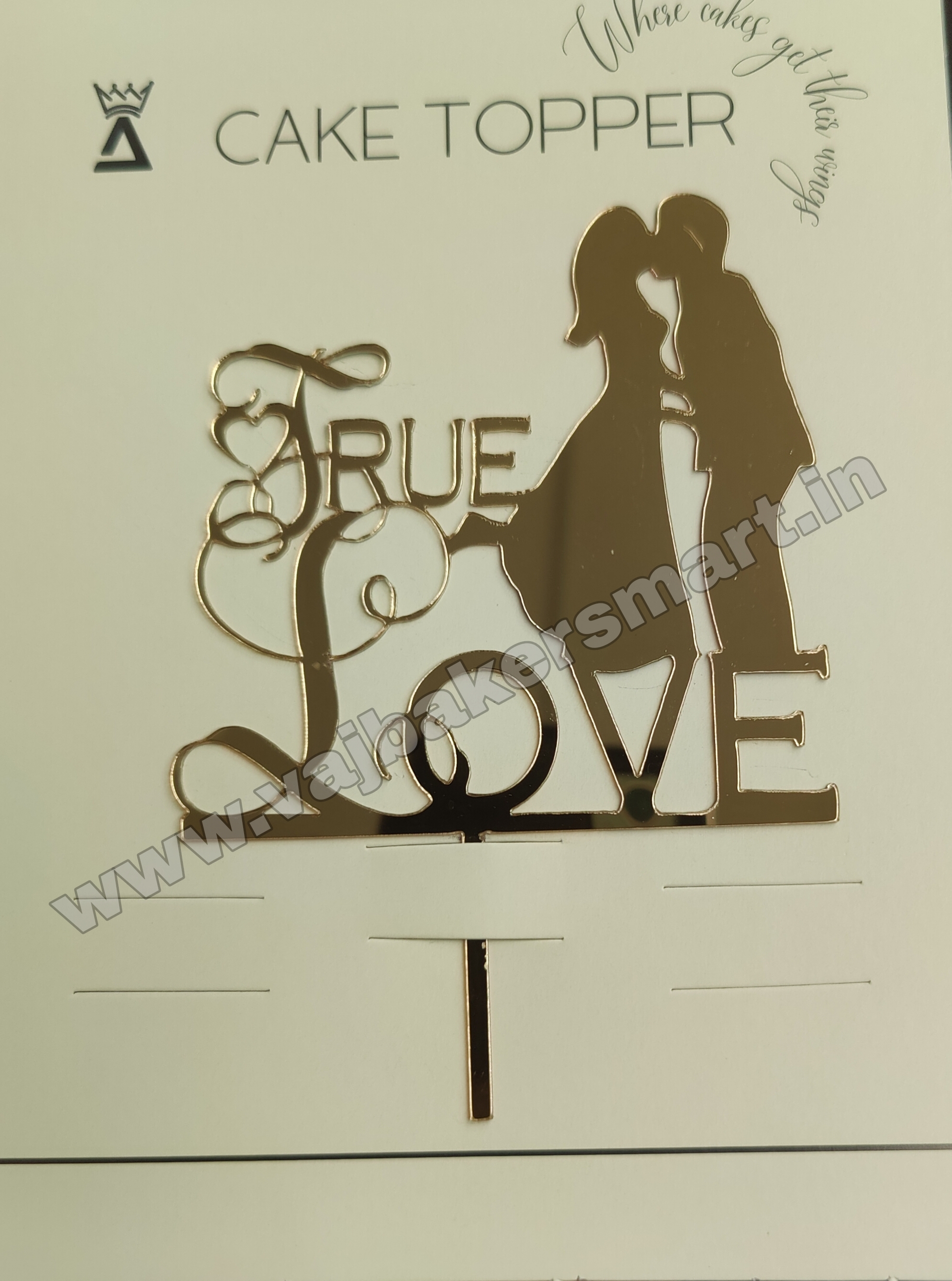 W7 Acrylic Wedding Topper