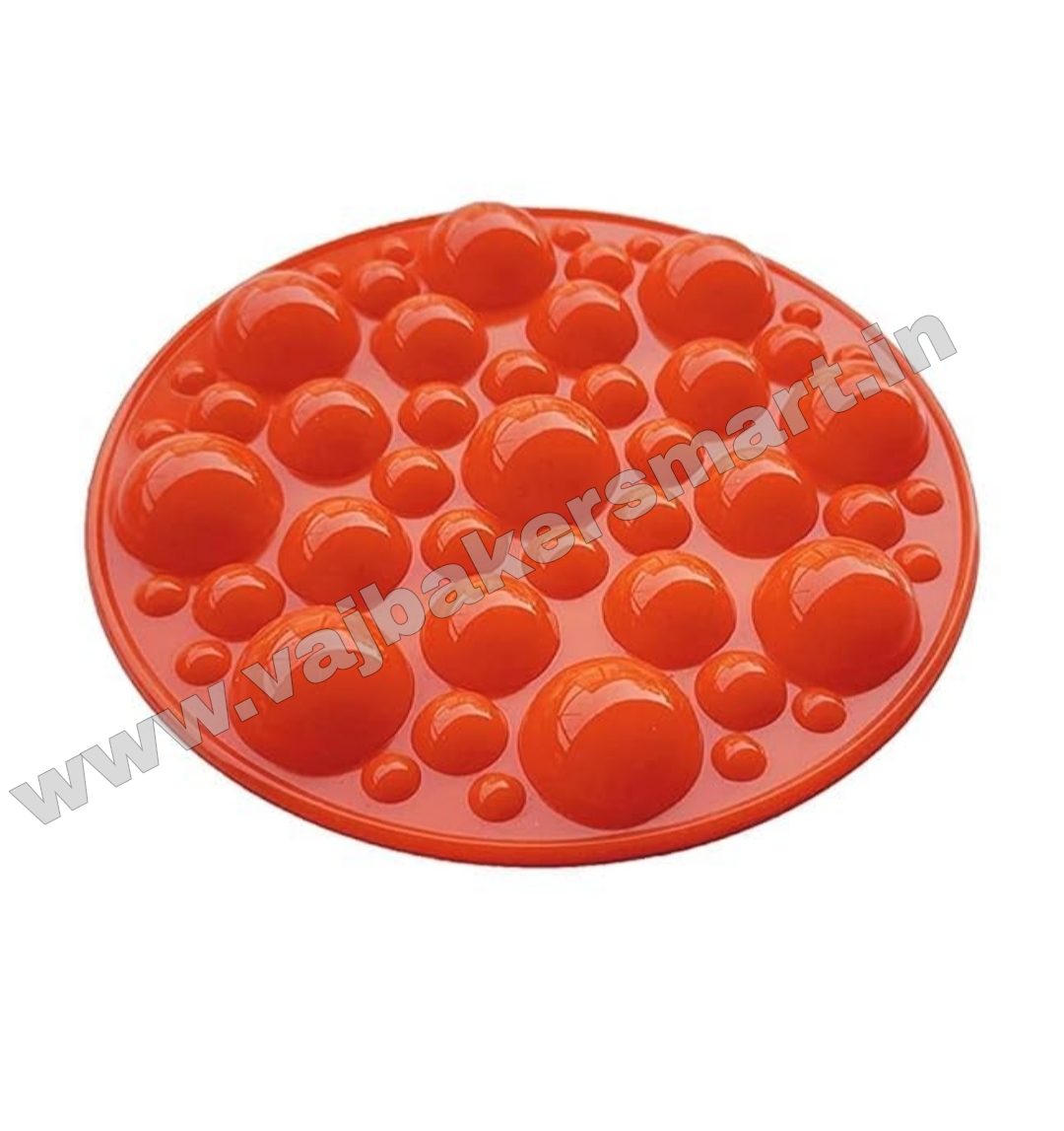 SM5 Multi Size Bubbles Chocolate Silicon Mould
