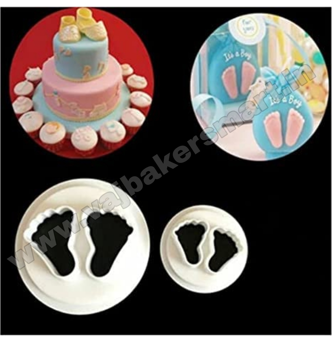 Baby Feet Fondant Cutter (Pack of 2)