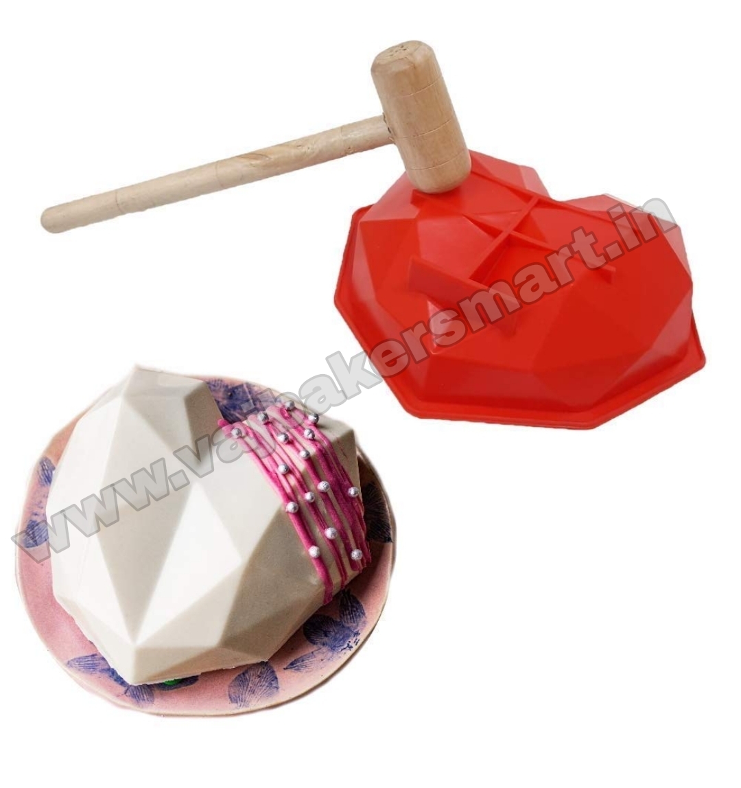 Pinata Heart Chocolate Mould with Hammer