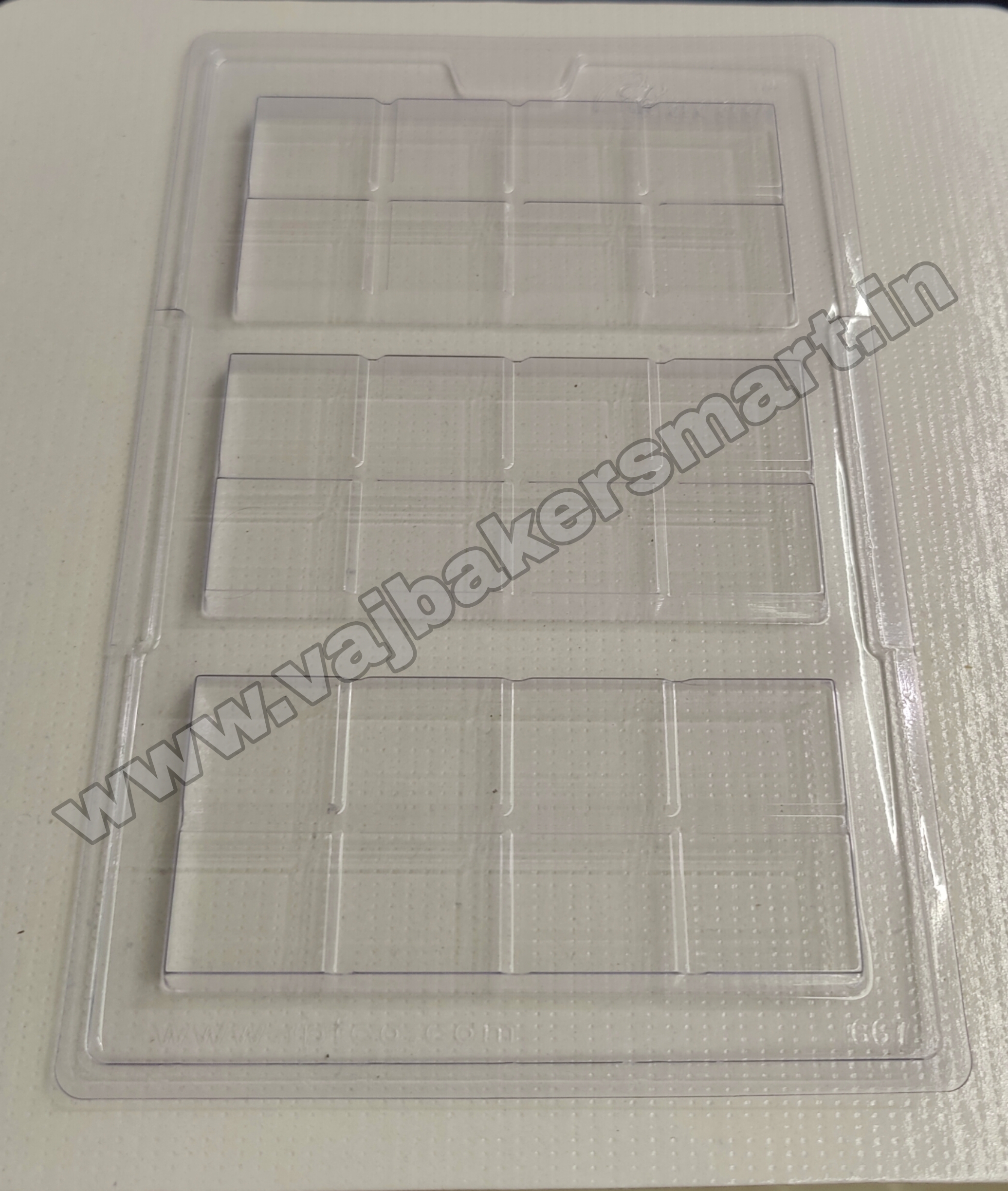 3 Cavity PVC Kunafa Bar Mould