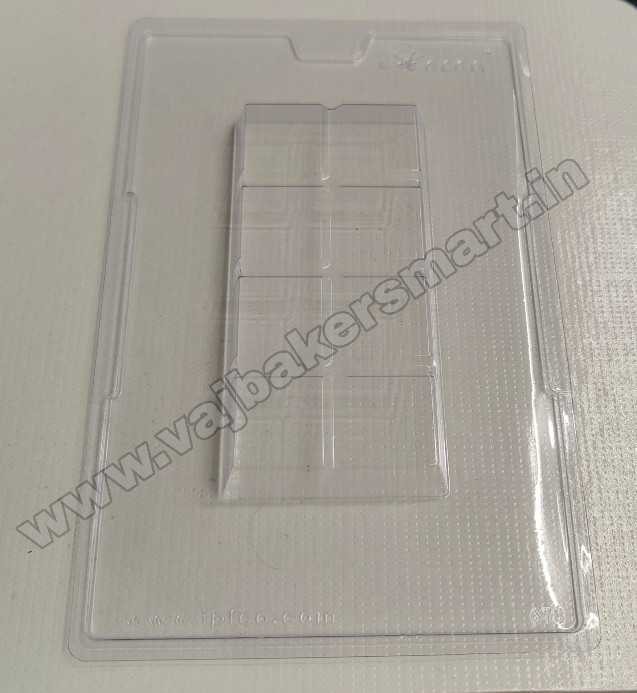 1 Cavity PVC Deep Kunafa Bar Mould