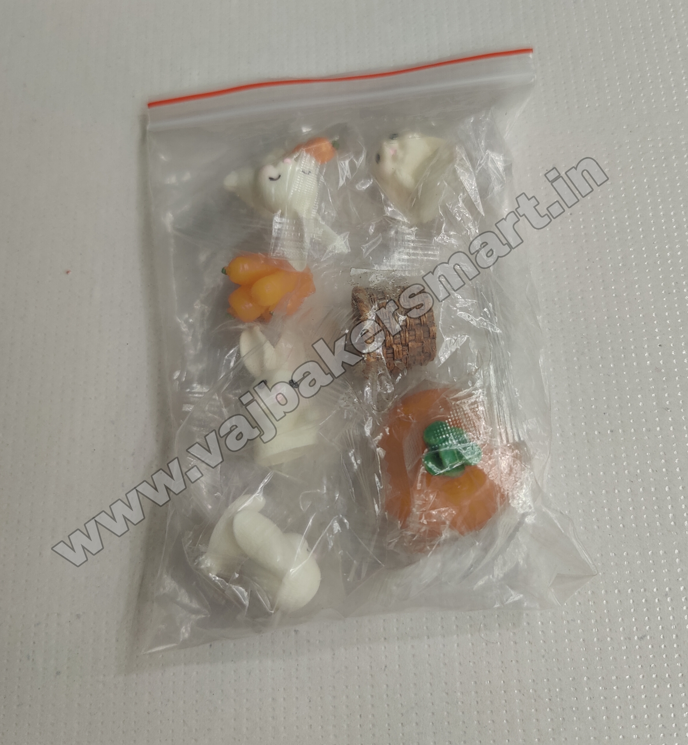 Rabbit Miniature Cake Topper Set (Pack of 7)