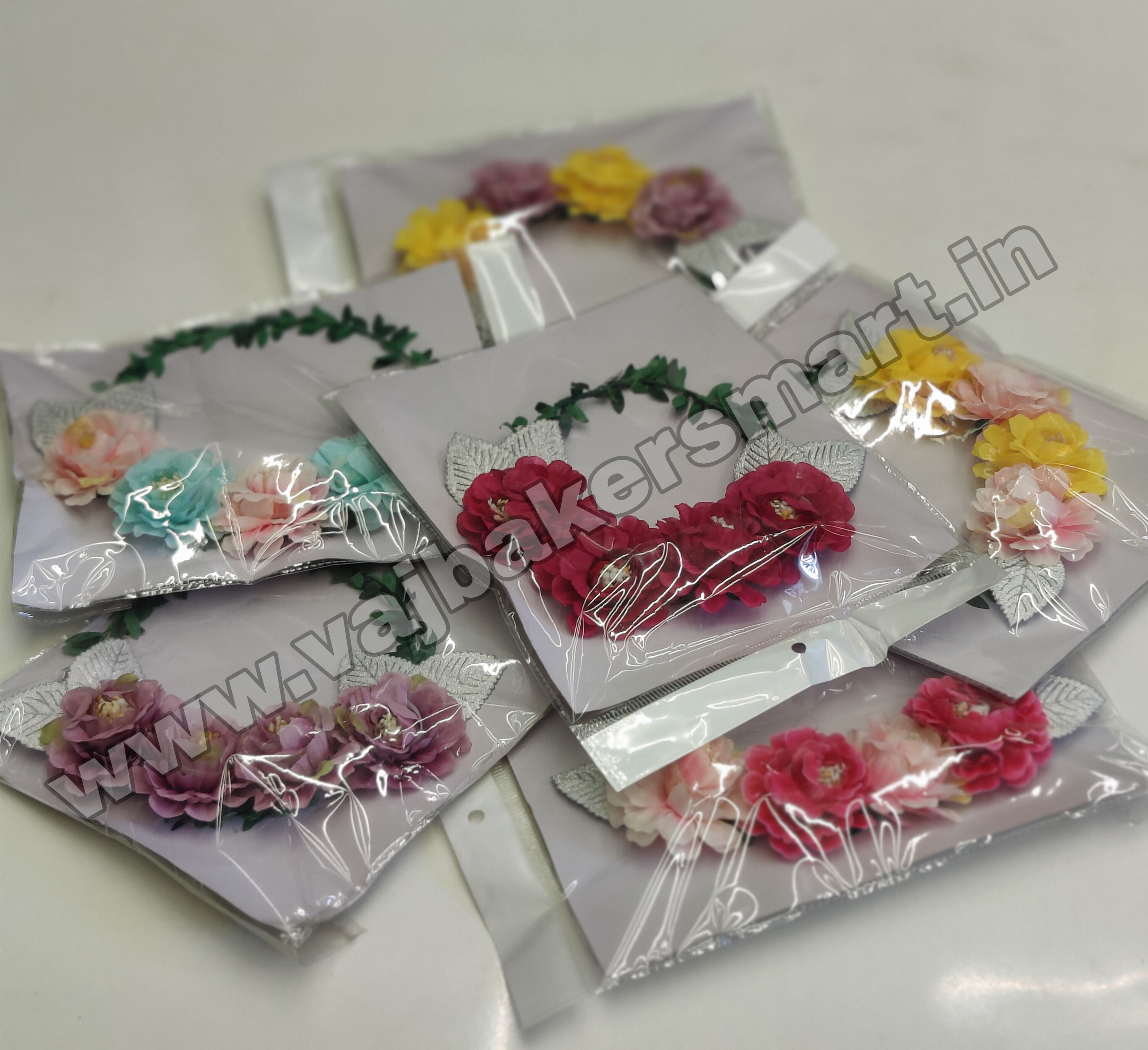 Flower Ring Cake Topper (Random Colours)