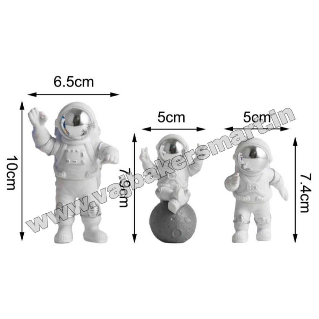 Astronauts Toys Set - Silver