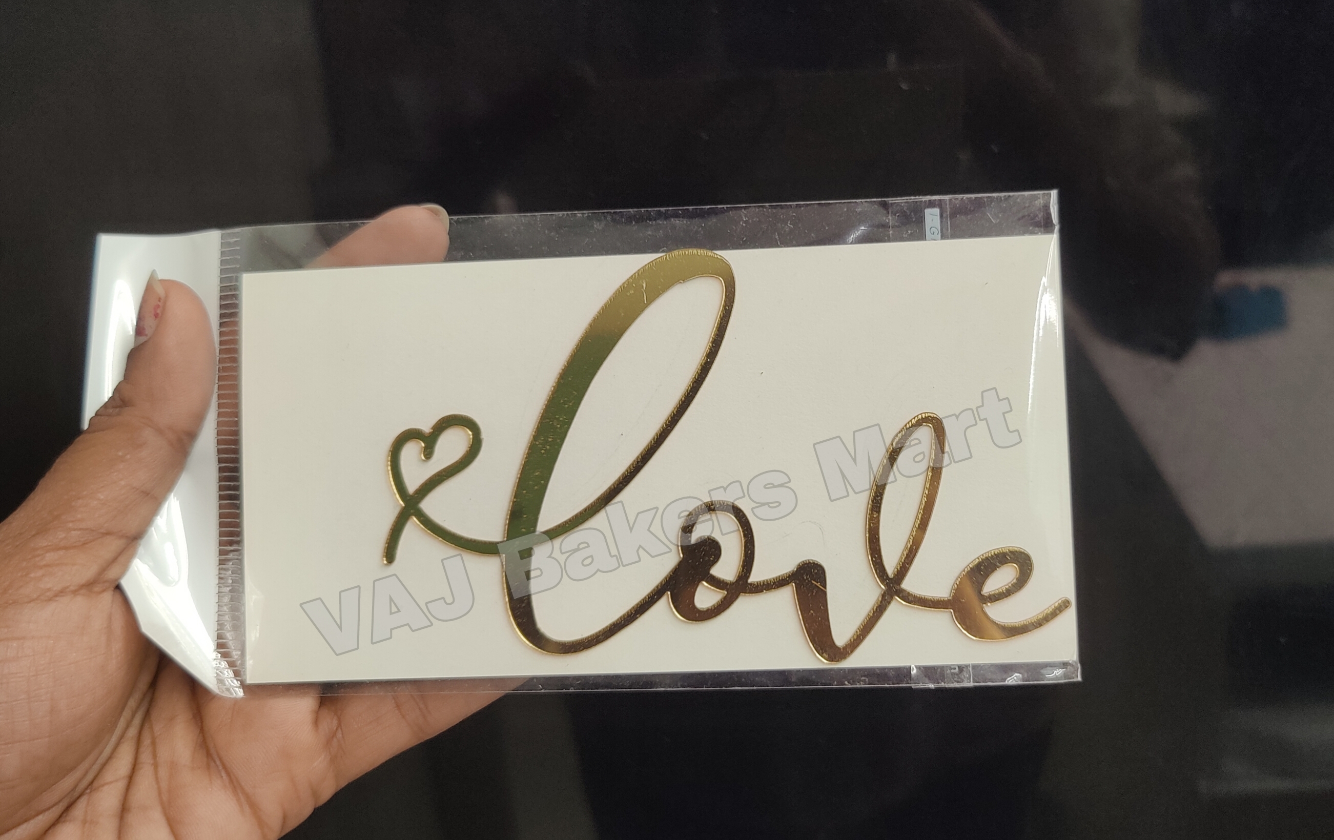 Acrylic Love Cutout 5"