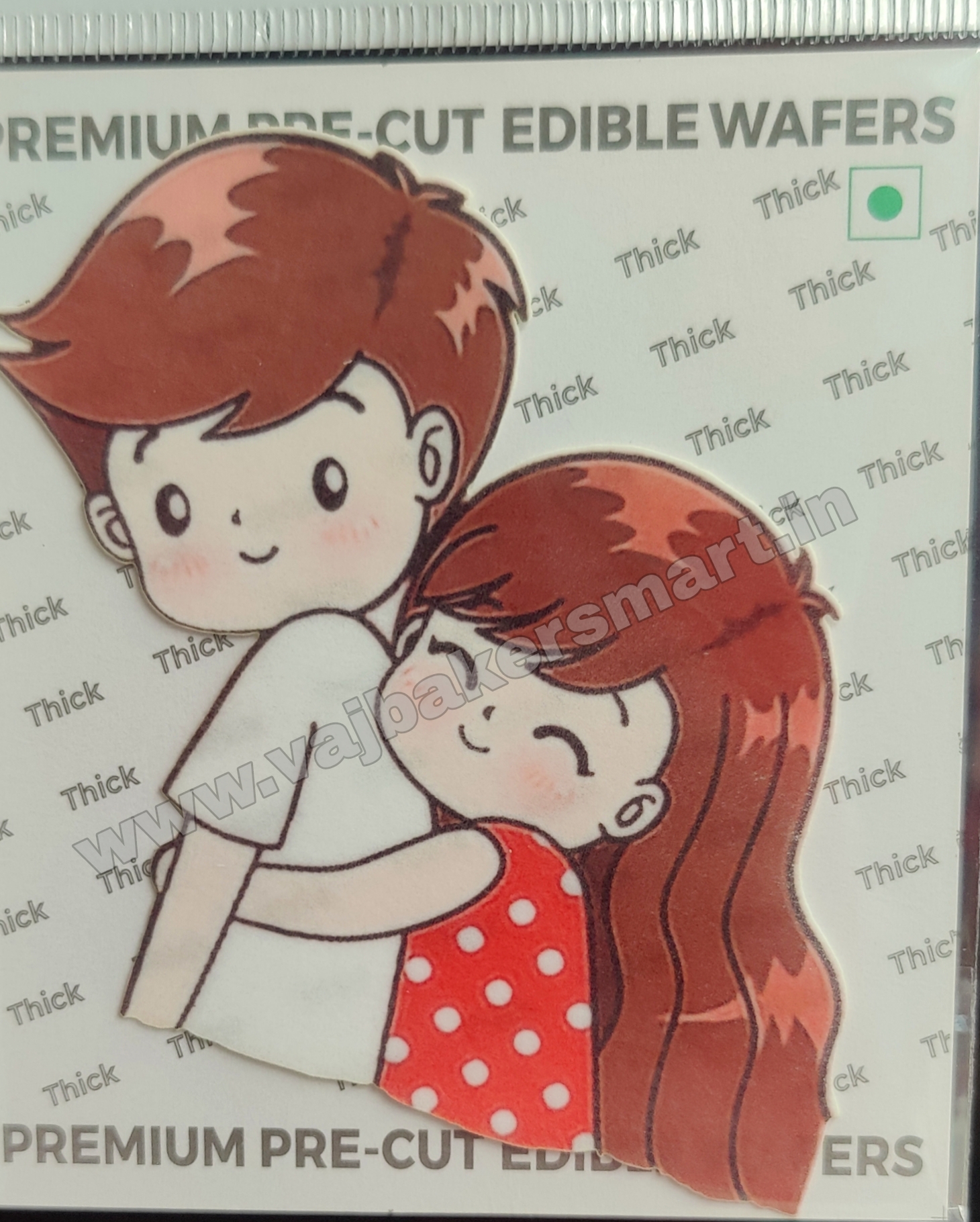 EWC8 Premium Two Kids Precut Edible Wafers