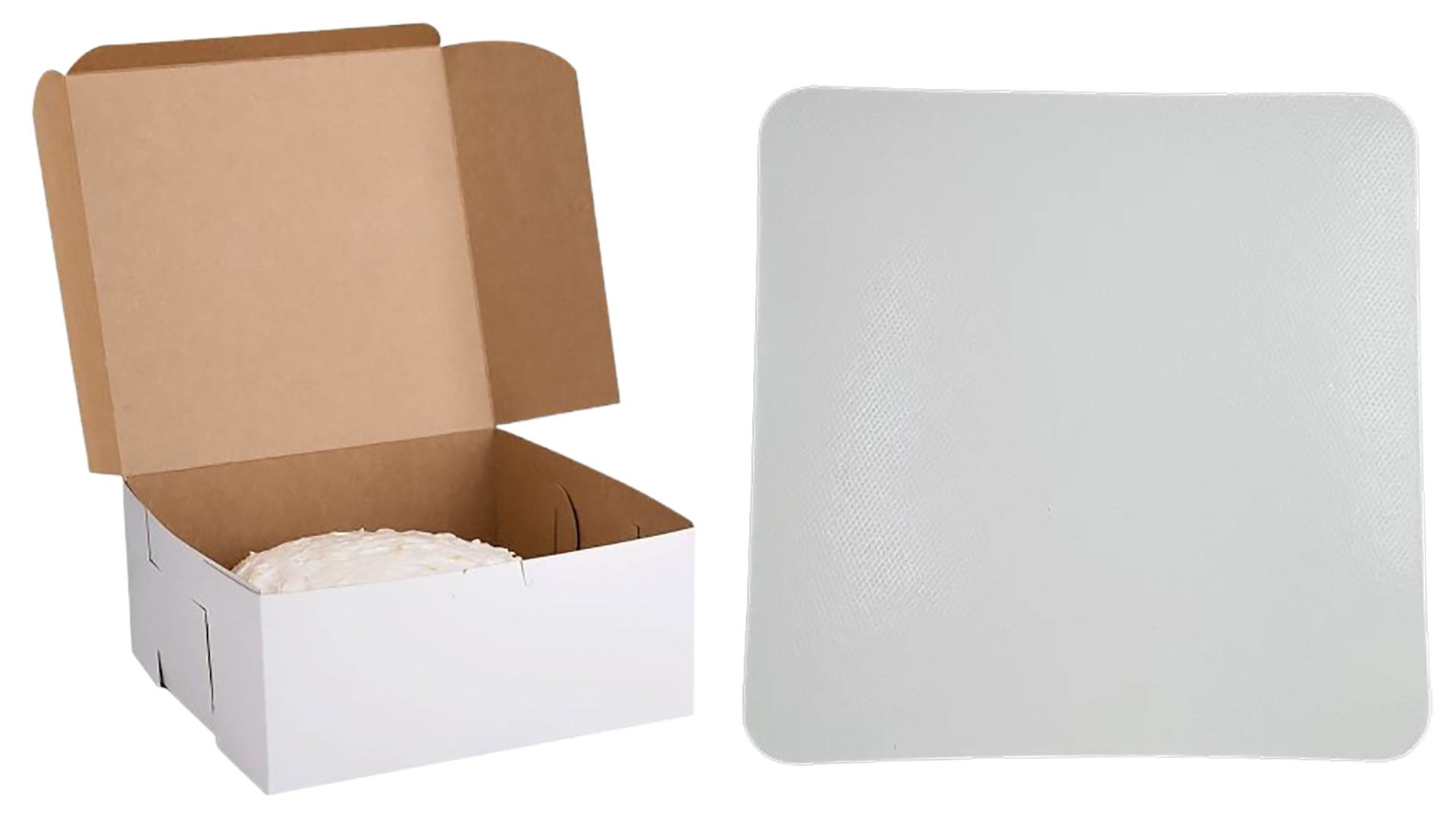 16" Square Board & 16"x16"x5 Corrugated box