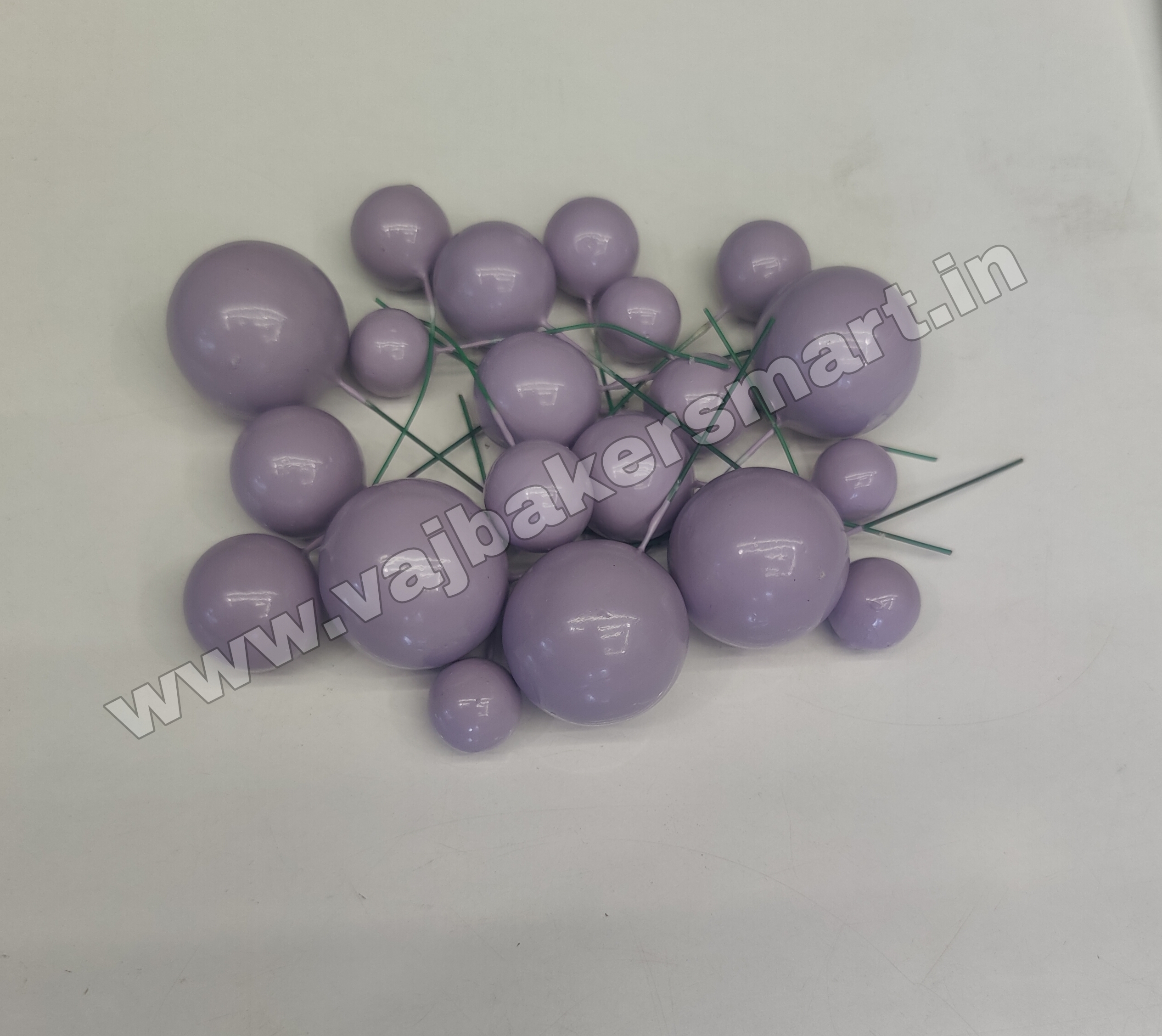 Lite Purple Matte Finish Faux Balls (F28)