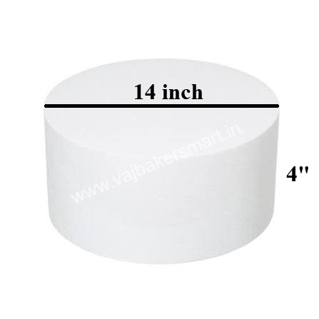 14" x 4" Circle Cake Dummy