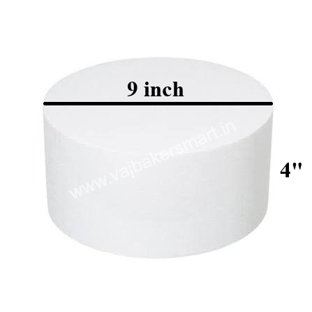 9" x 4" Circle Cake Dummy