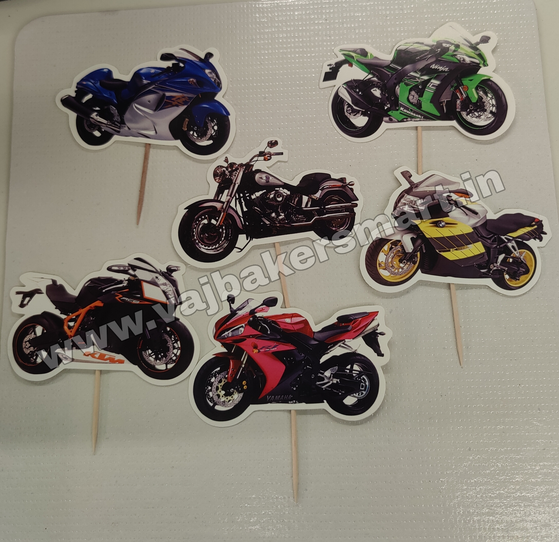 PT55 Super Bikes Paper Theme Topper