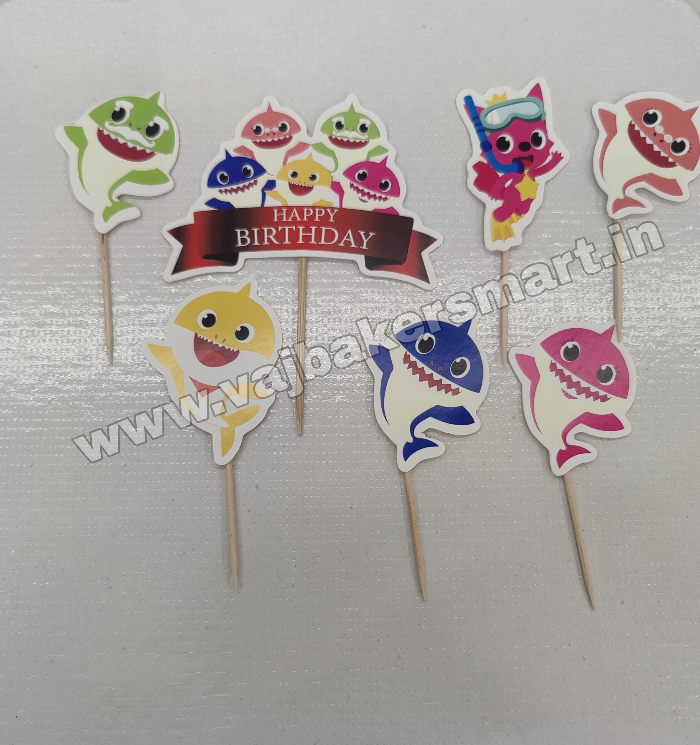 PT54 Baby Shark Doo Doo Paper Theme Topper