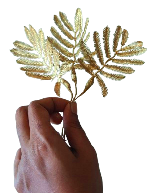 D4 Gold Fern Leaf Bunch
