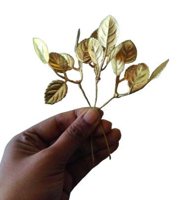 D1 Gold Rose Leaf Bunch