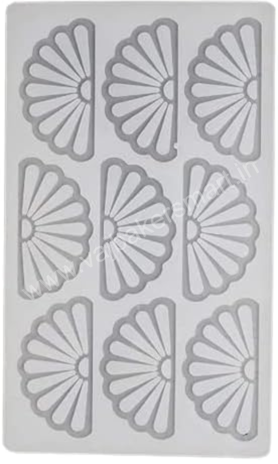 GS4 Scallop Fan Chocolate Garnishing Sheet