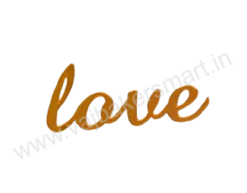 Acrylic Love Cutout 4"