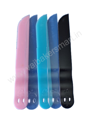 Colourful Plastic Heavy Knife (Pack of 10)