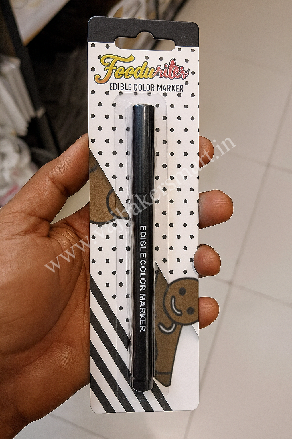 Edible Marker Pen Black 1Pc