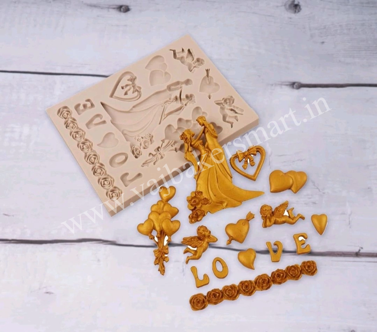 Couple Theme Fondant Mould