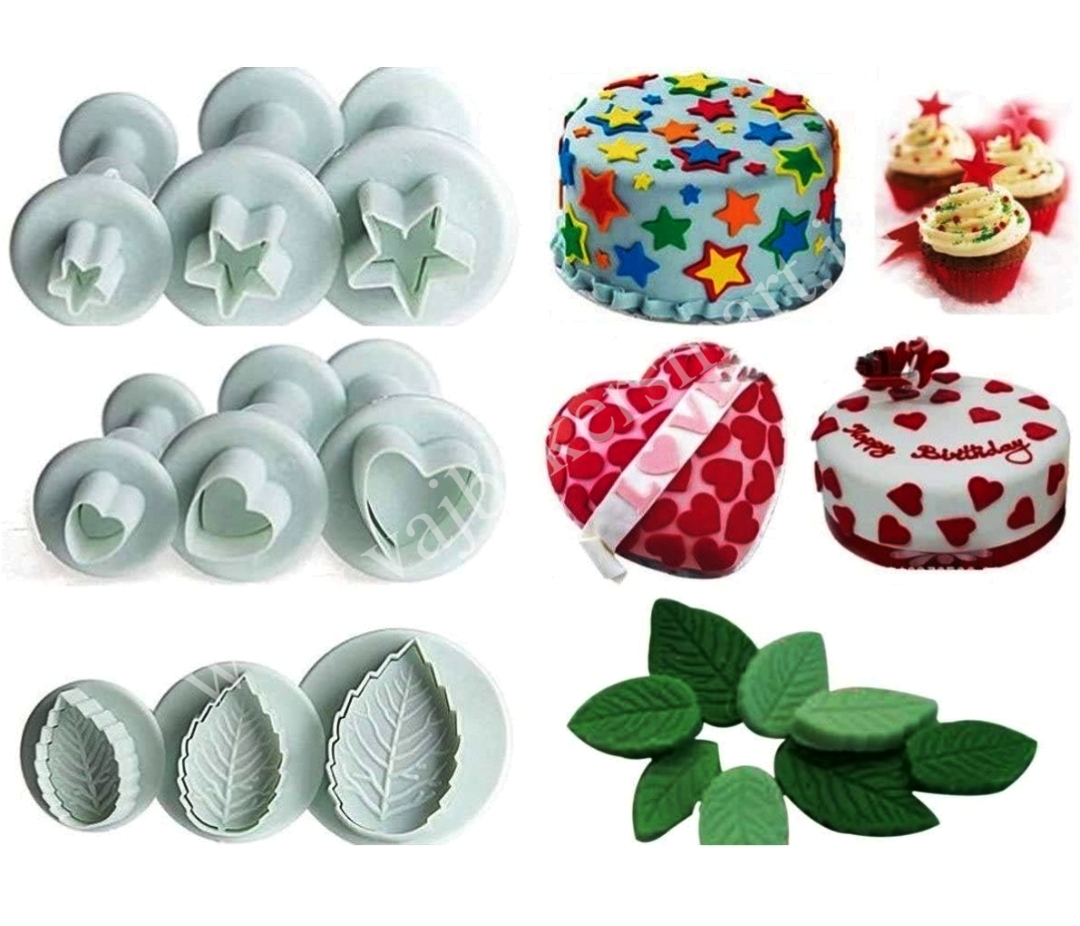 Basic Fondant Cutter Set (10 Sets - 33Pcs)