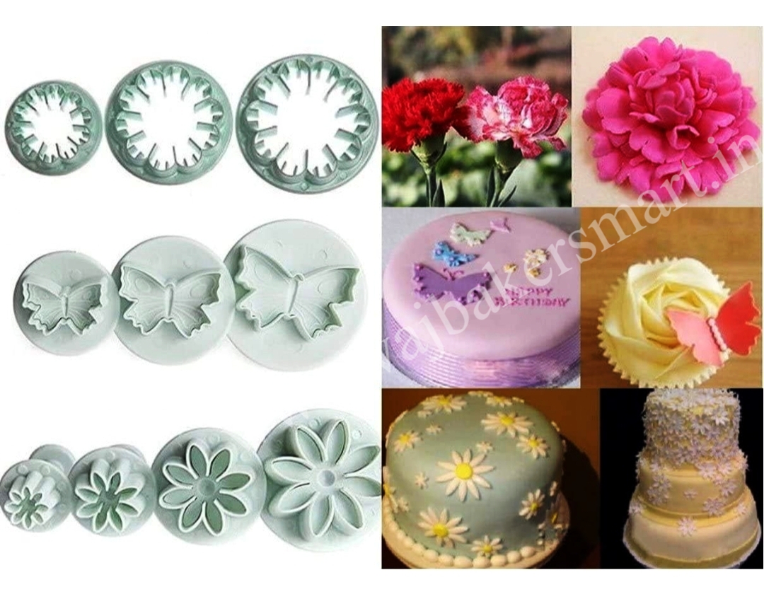 Basic Fondant Cutter Set (10 Sets - 33Pcs)