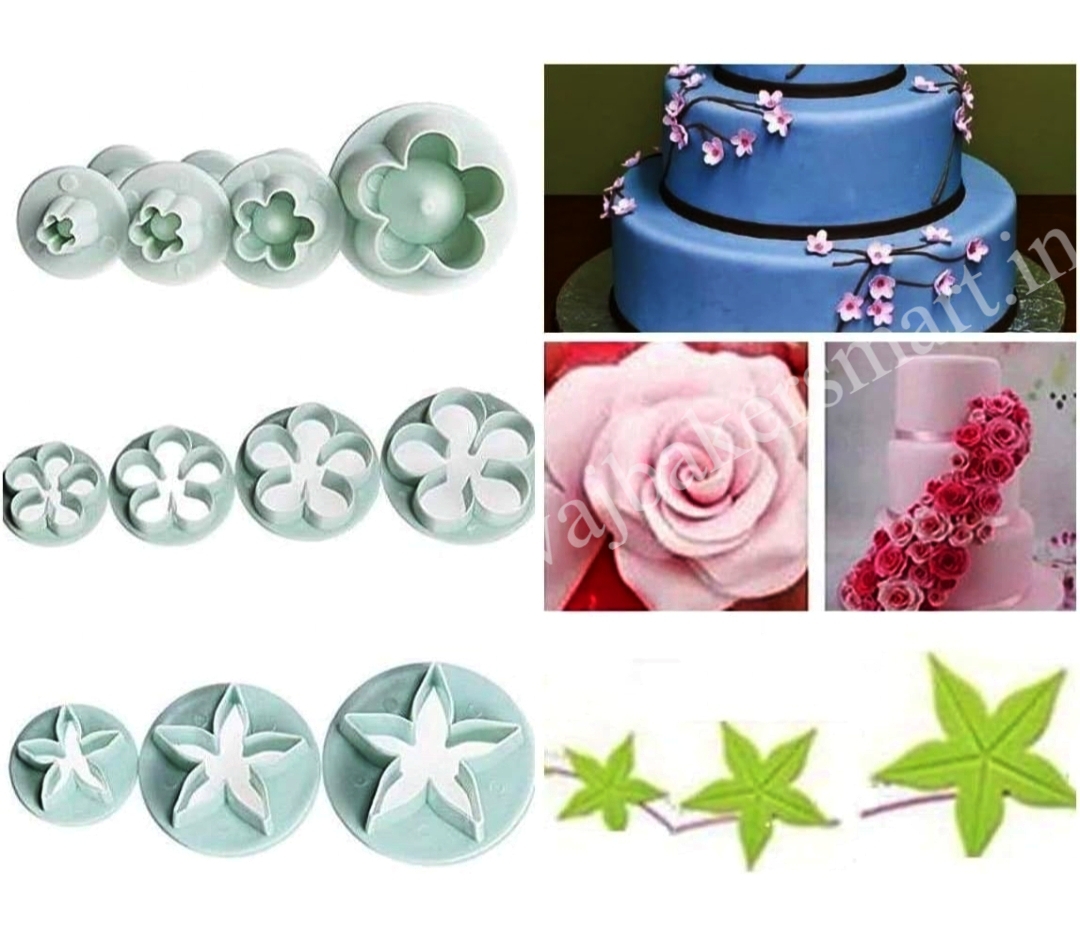 Basic Fondant Cutter Set (10 Sets - 33Pcs)