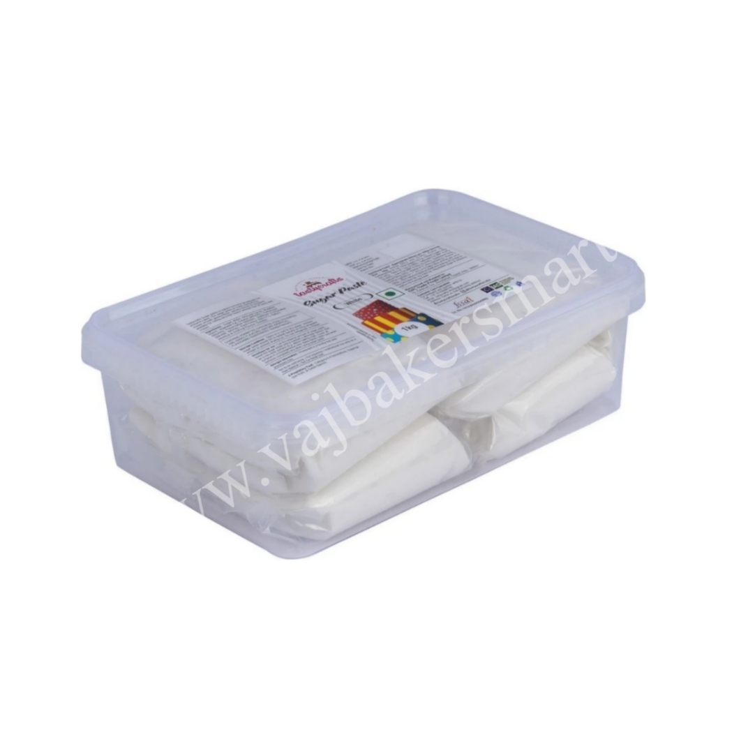 Premium Sugar Paste Fondant White 250grams - Tasty Crafts