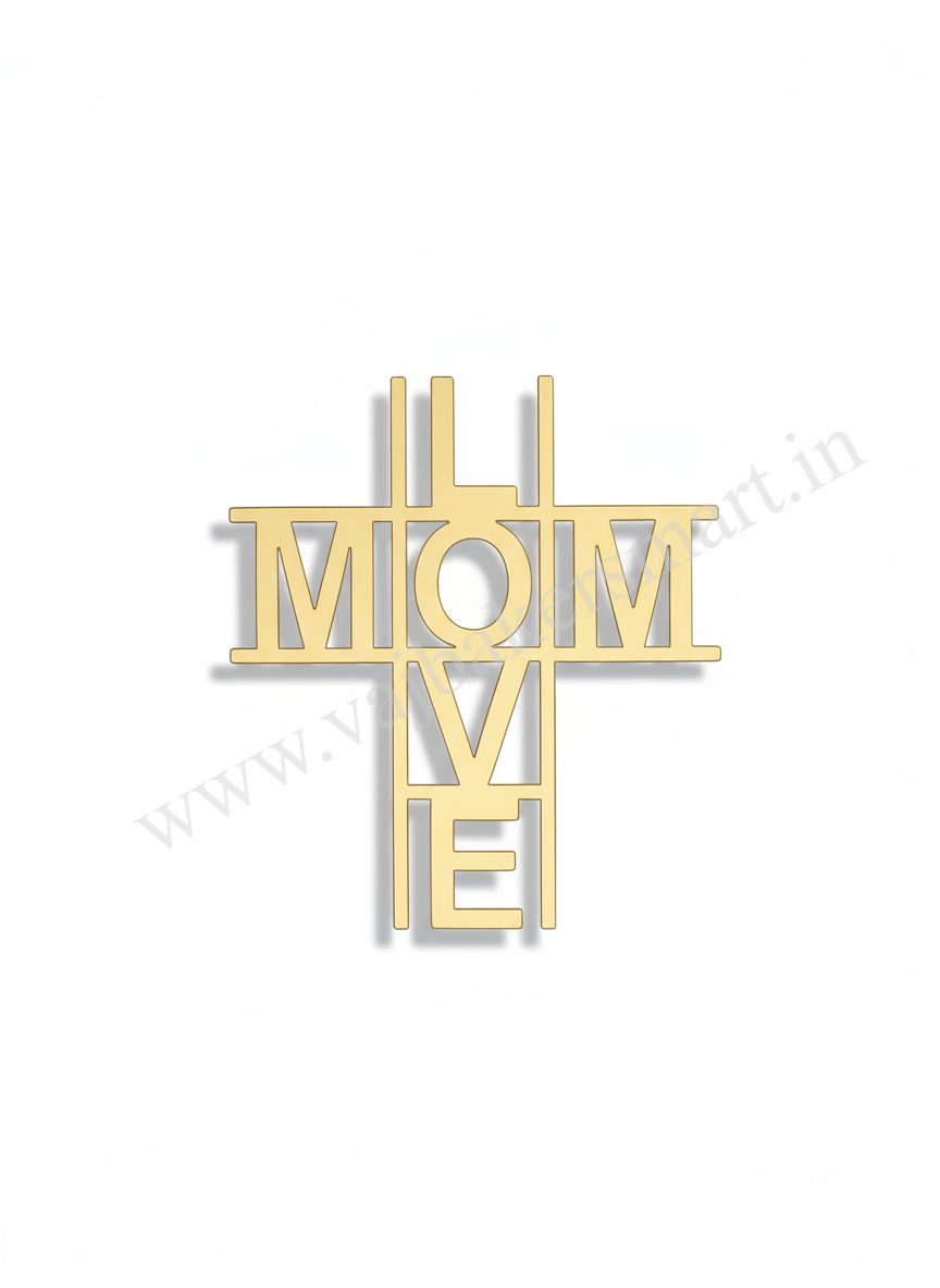 Acrylic Mom Love Cutout