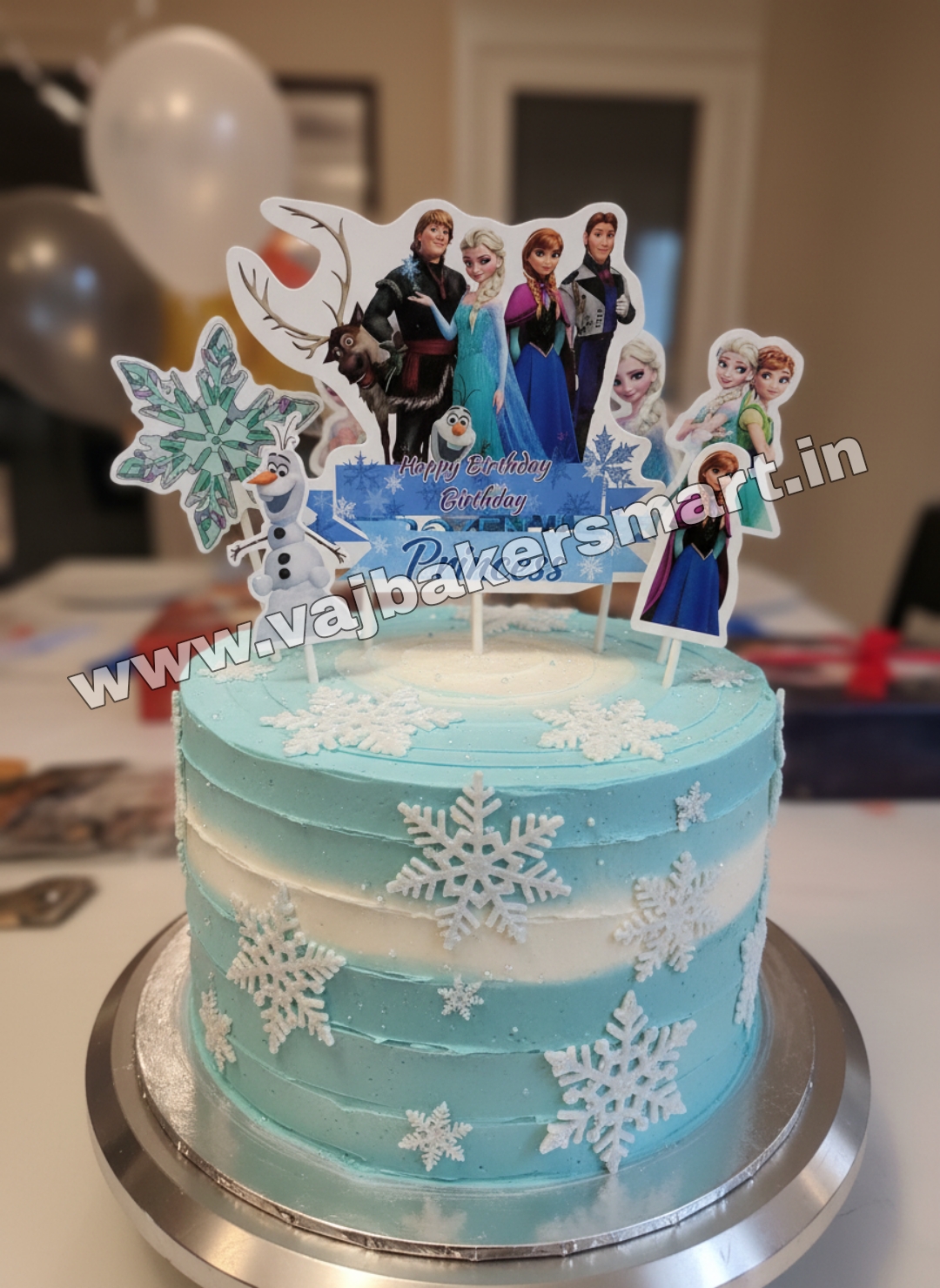 PT27 Frozen Paper Theme Topper