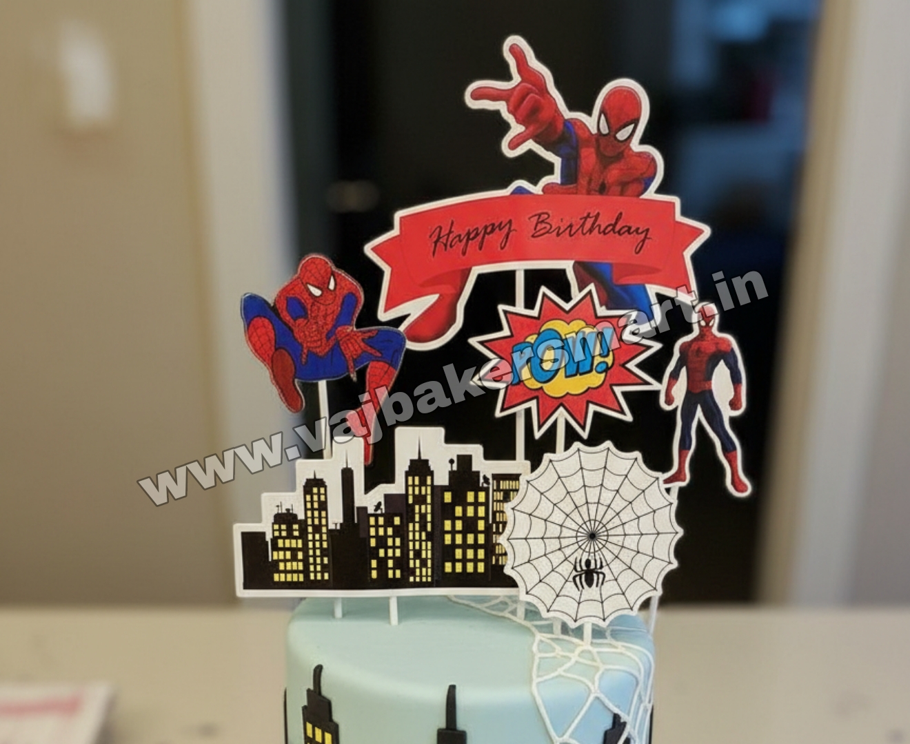 PT20 Spiderman Paper Theme Topper