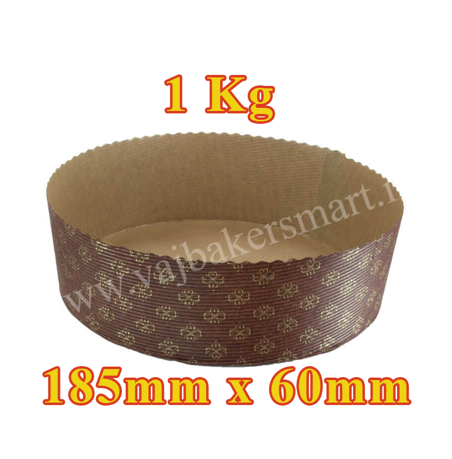 1KG Bake and Serve Round Paper Baking Mould (Pack of 3)