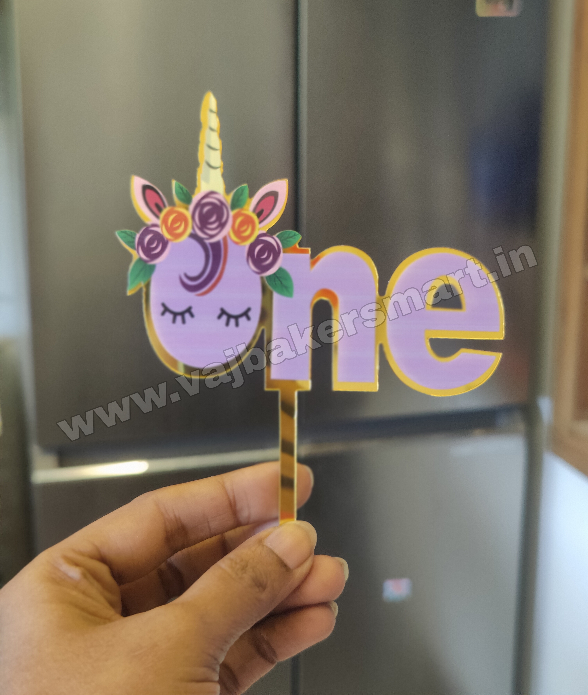 Unicorn One Acrylic Topper (Purple)