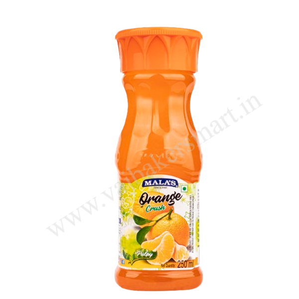 Mala's Orange Fruit Crush 250ml