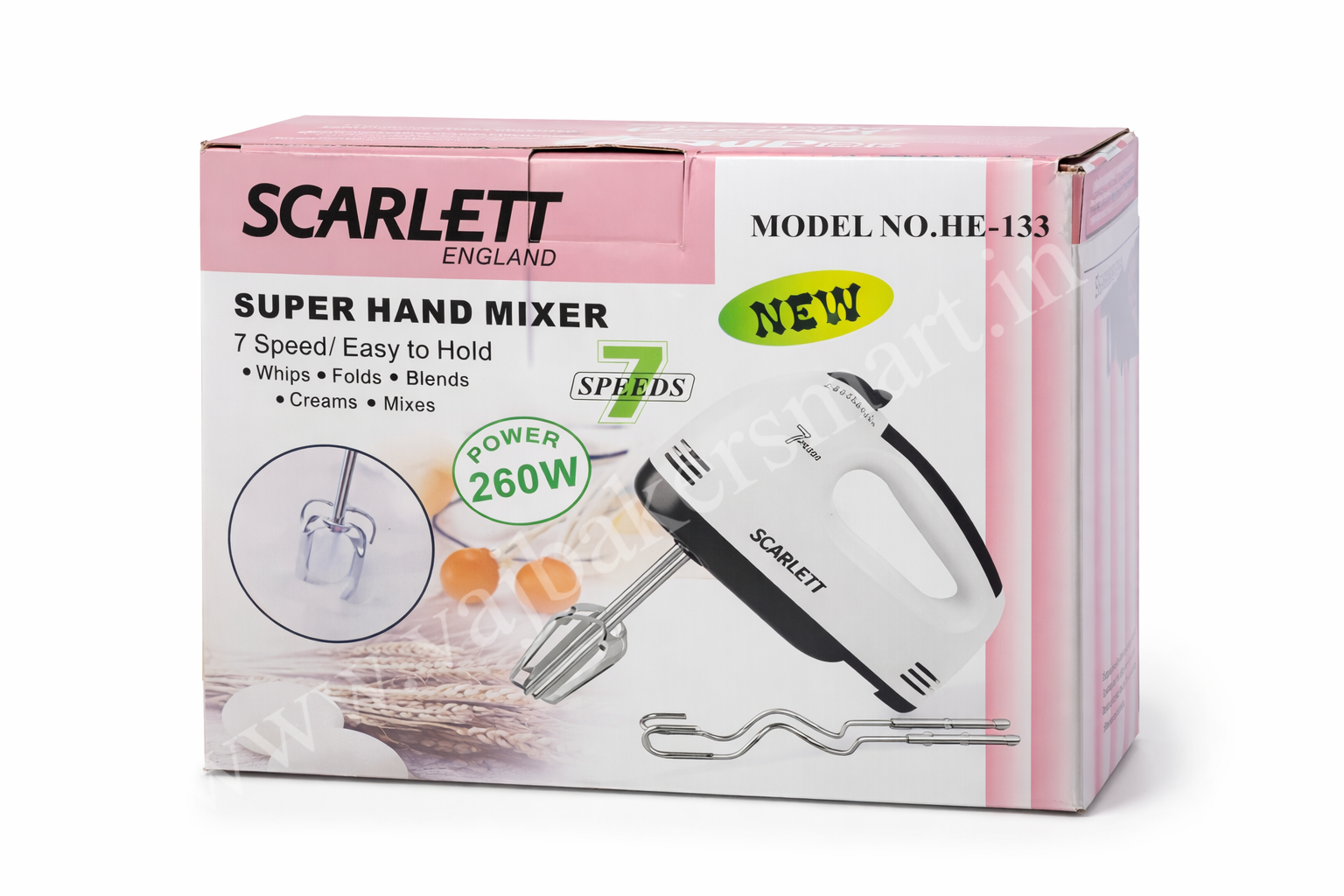 Scarlett Super Hand Mixer 260W 7 Speed