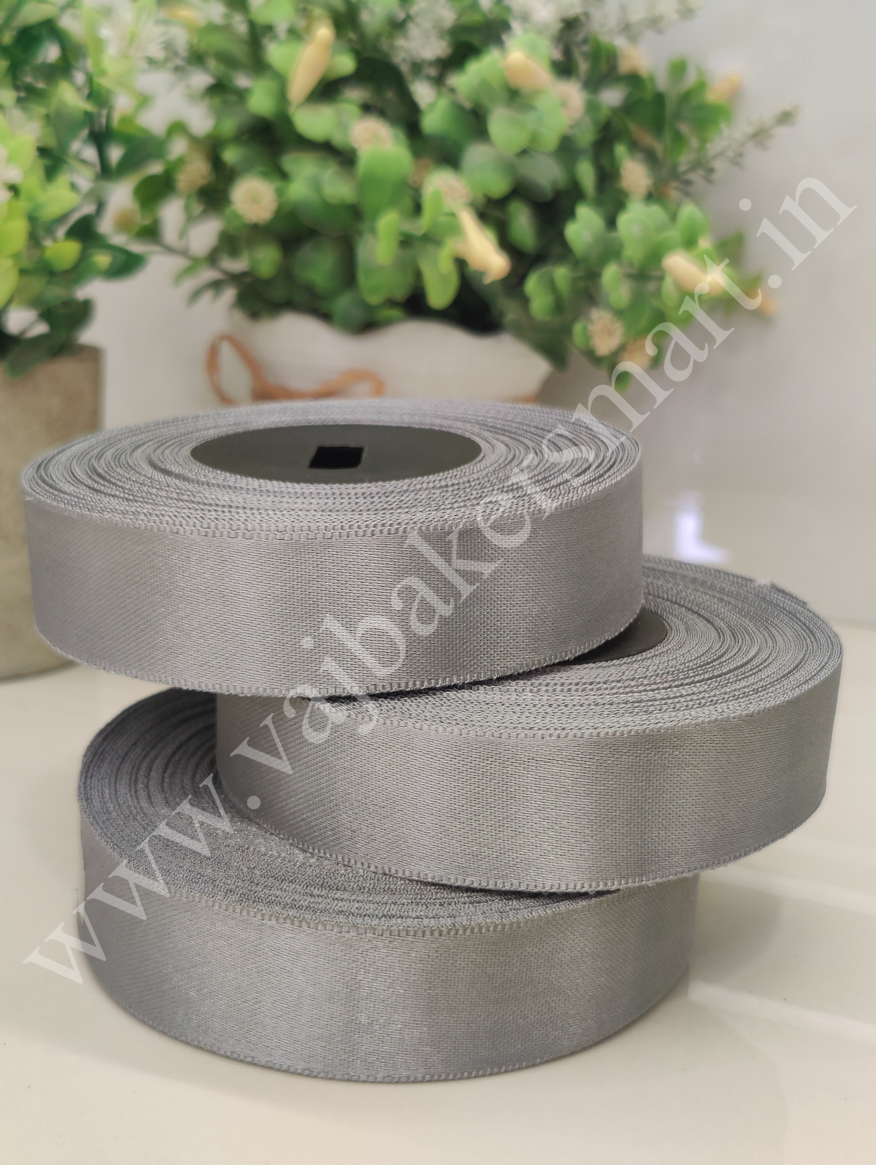 LL5 Plain Lace 1" - Grey